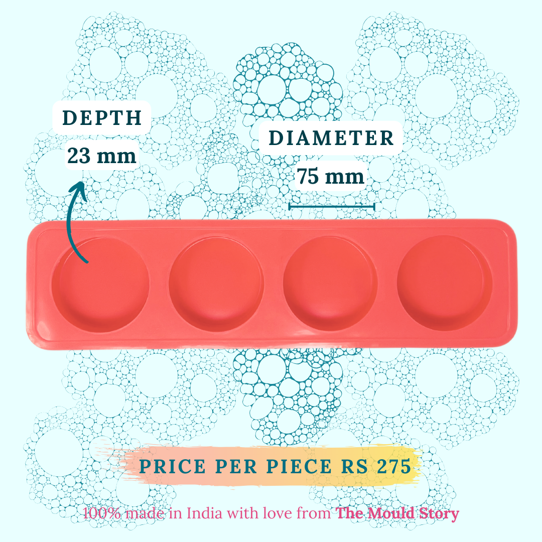 100ml Round Soap Mould - The Mould Story