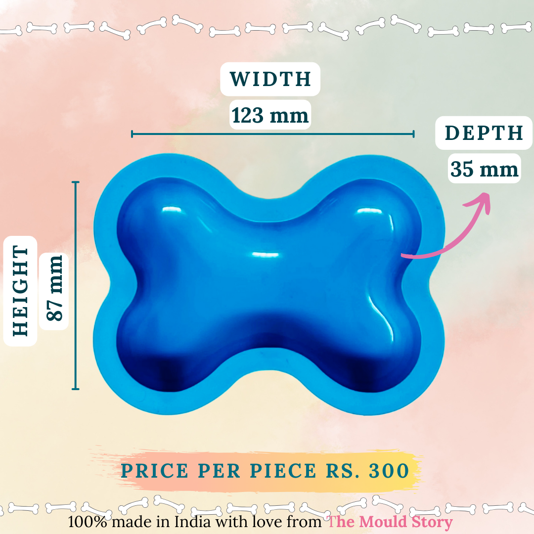 Dog Bone Mould And Paw Mould Value Pack - The Mould Story