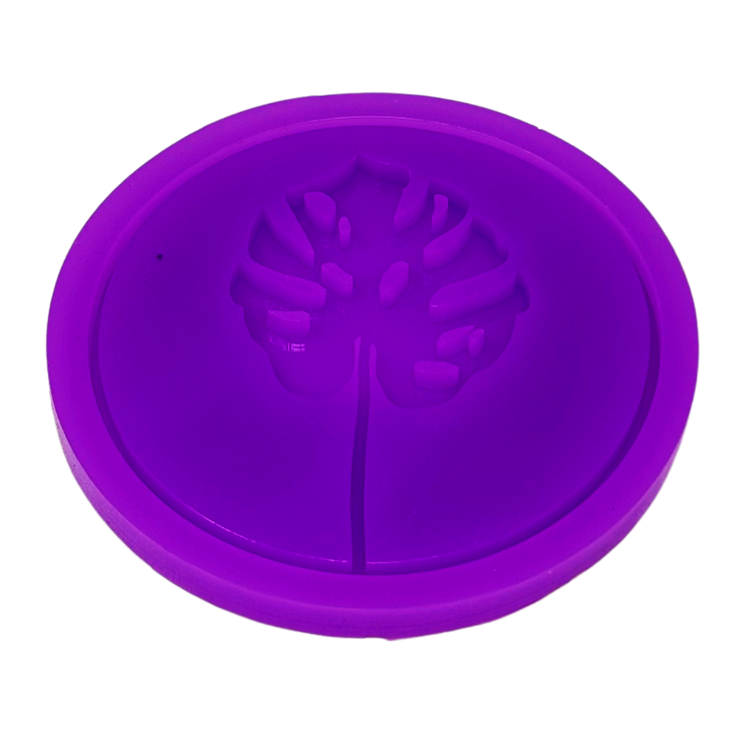 Monstera Coaster Inlay Silicone Moulds - 2 - The Mould Story