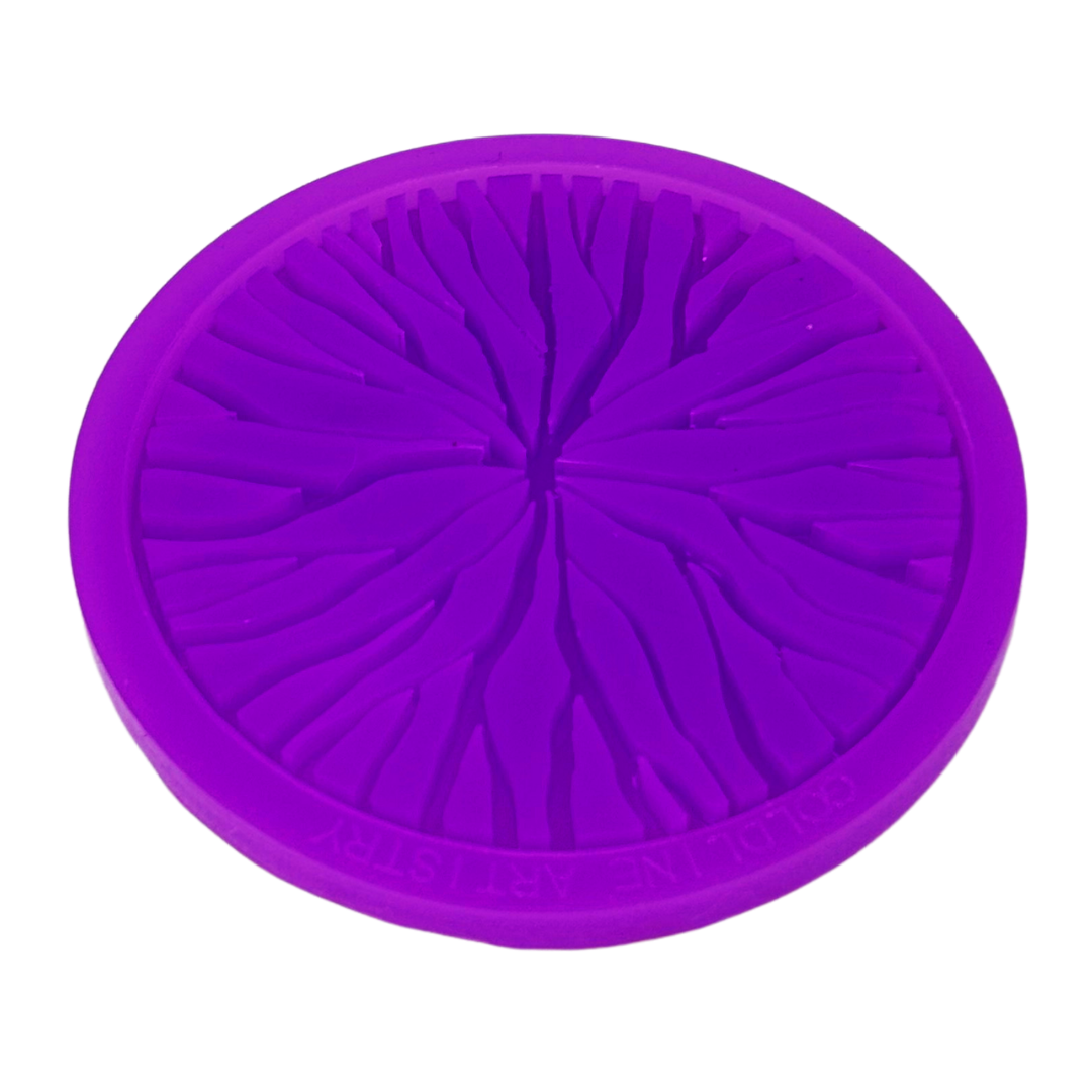 Round Coaster Inlay Silicone Moulds - 3 - The Mould Story