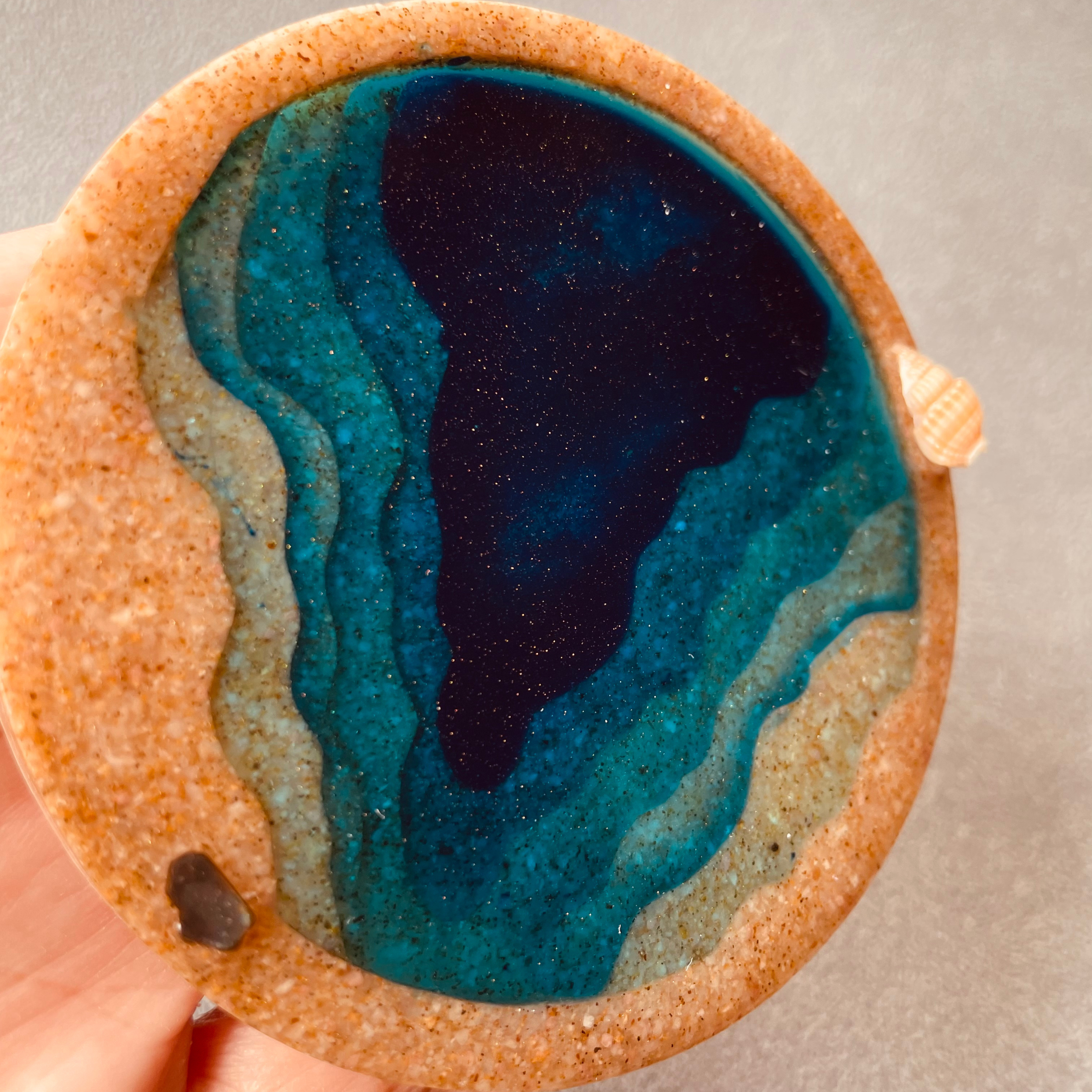 Ocean Terrace Tea Coasters Mould - The Mould Story