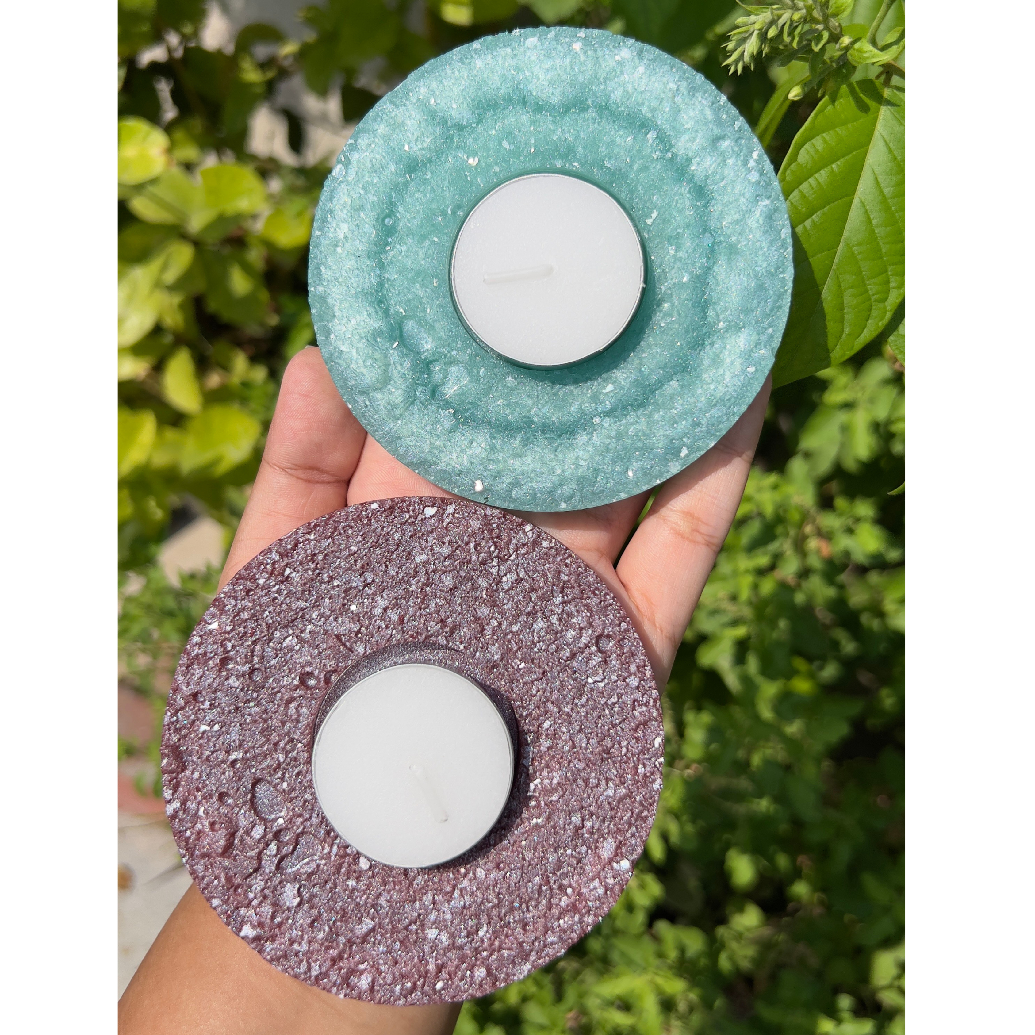 Druzy Round Tealight Holder Mould - The Mould Story