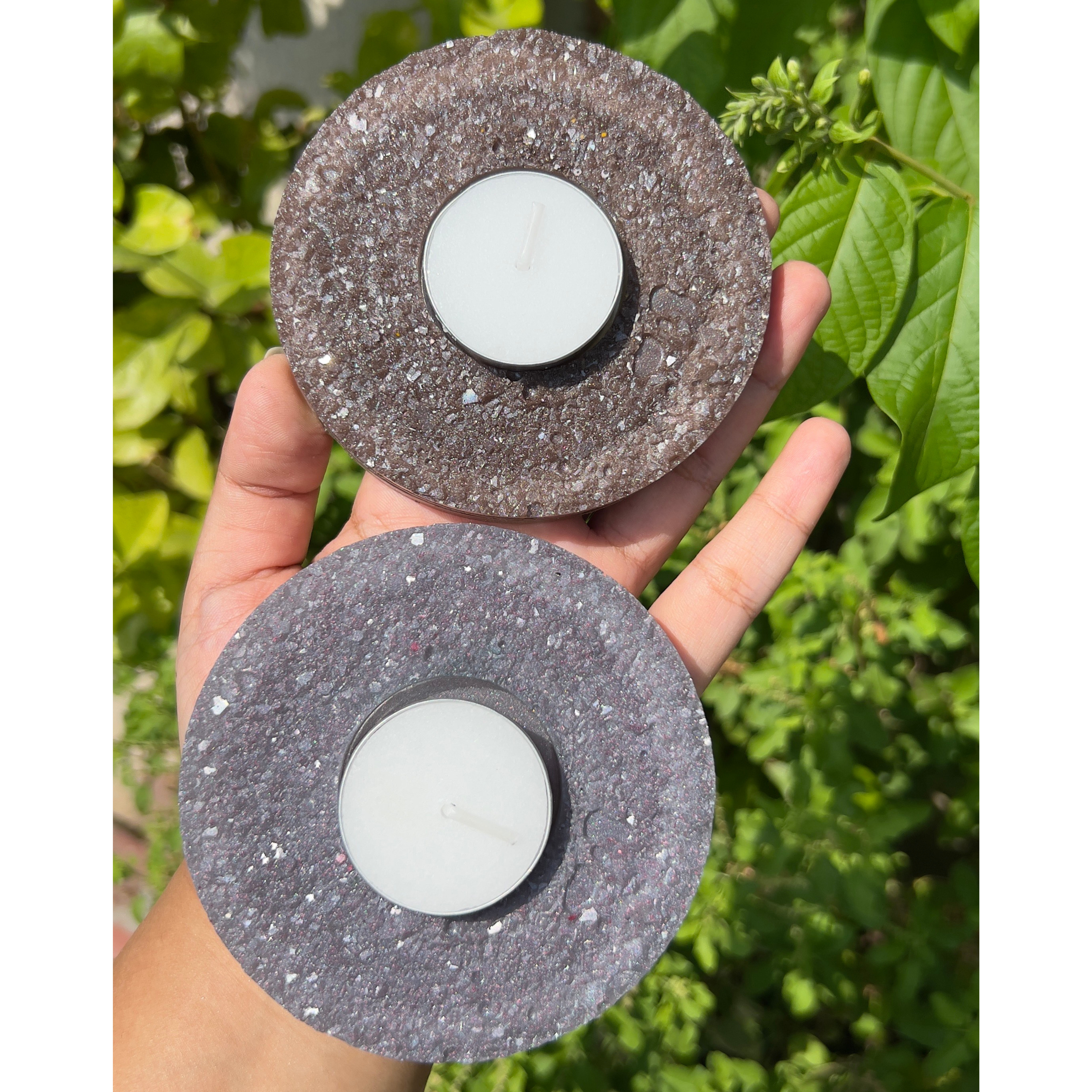 Druzy Round Tealight Holder Mould - The Mould Story