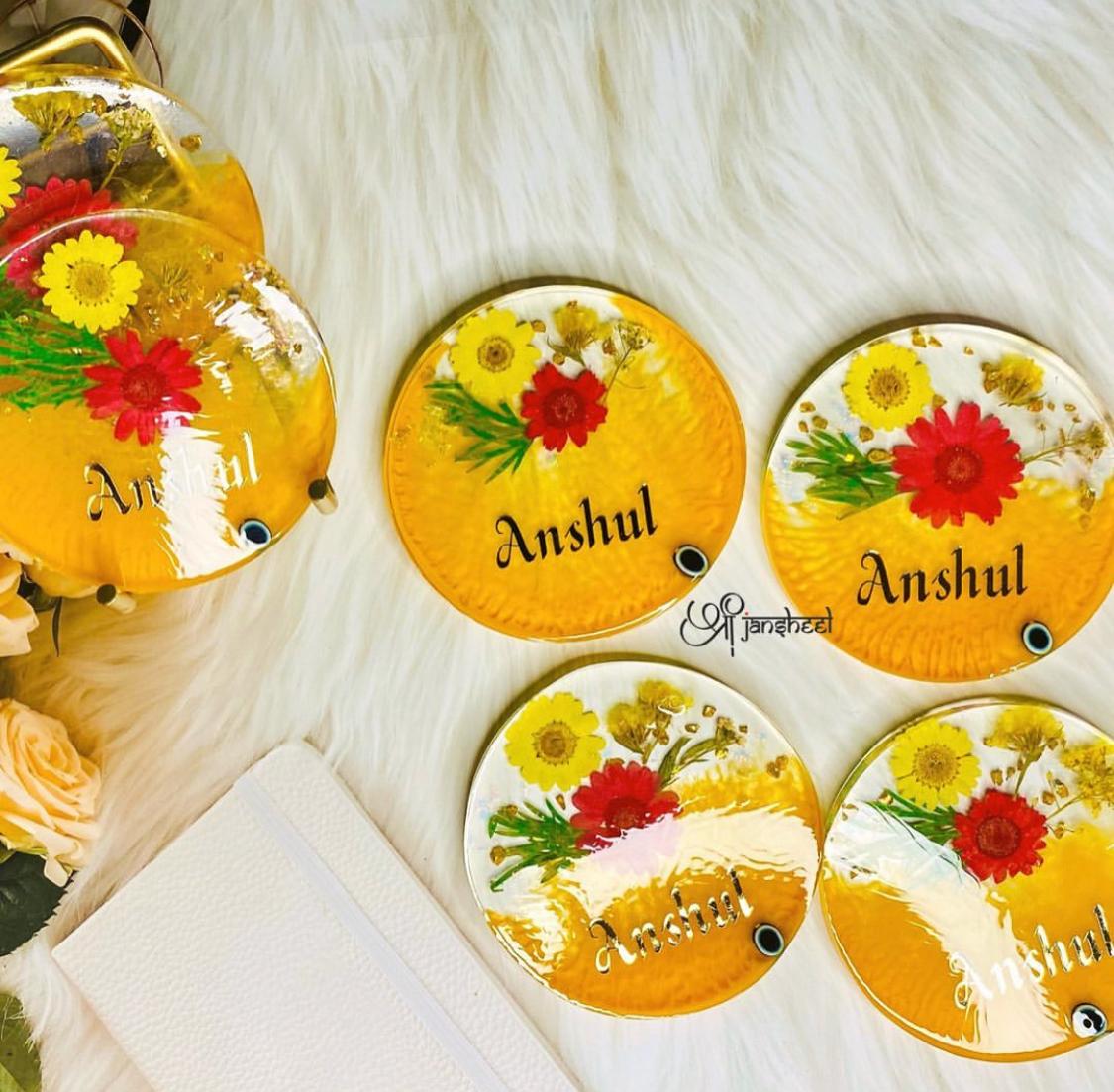 4 Inch Round Straight Edge Coaster Mould - The Mould Story