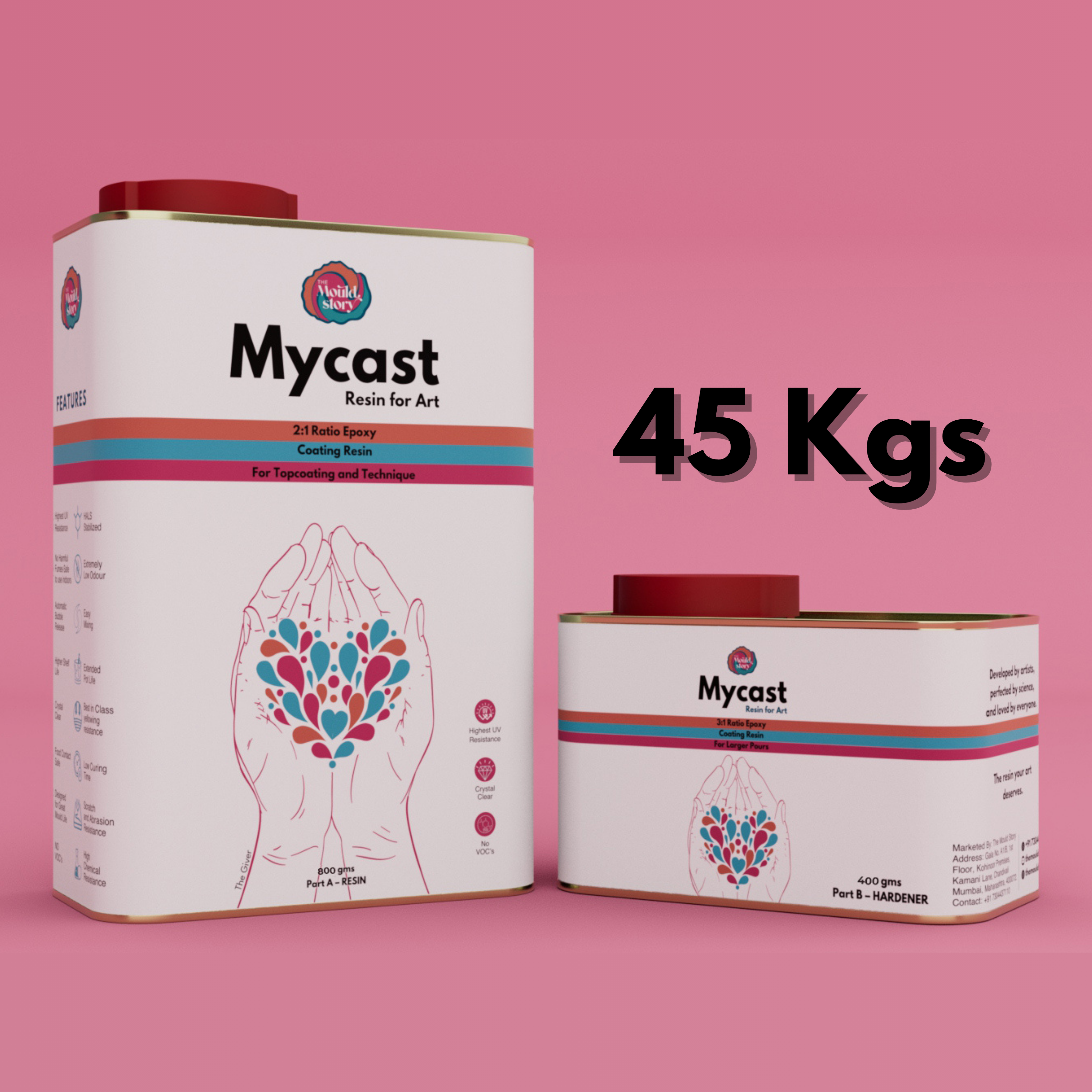 Mycast 2:1 Coating Resin 45kg Bulk Pack - The Mould Story