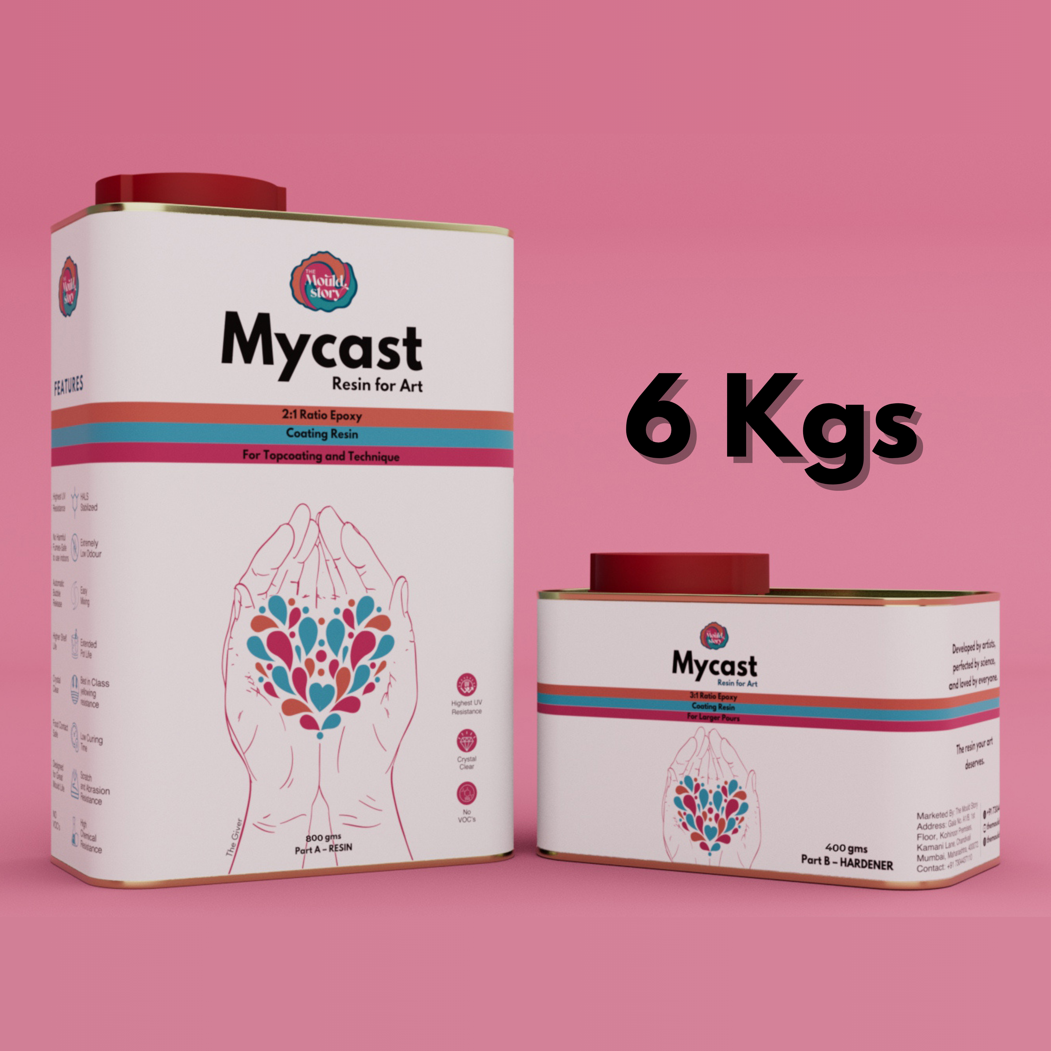 Mycast 2:1 Coating Resin 6kg Bulk Pack - The Mould Story