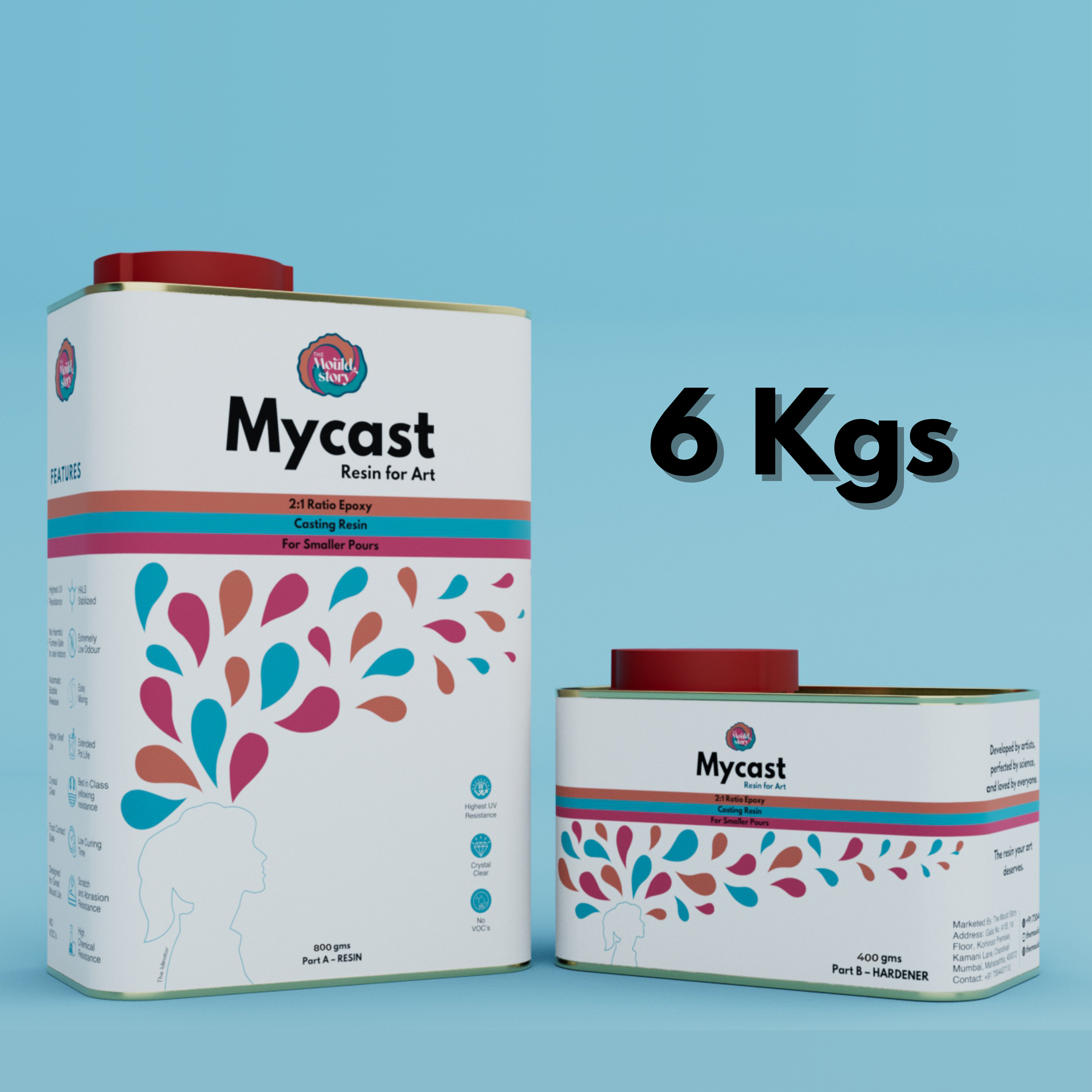 Mycast 2:1 Casting Resin 6kg Bulk Pack - The Mould Story