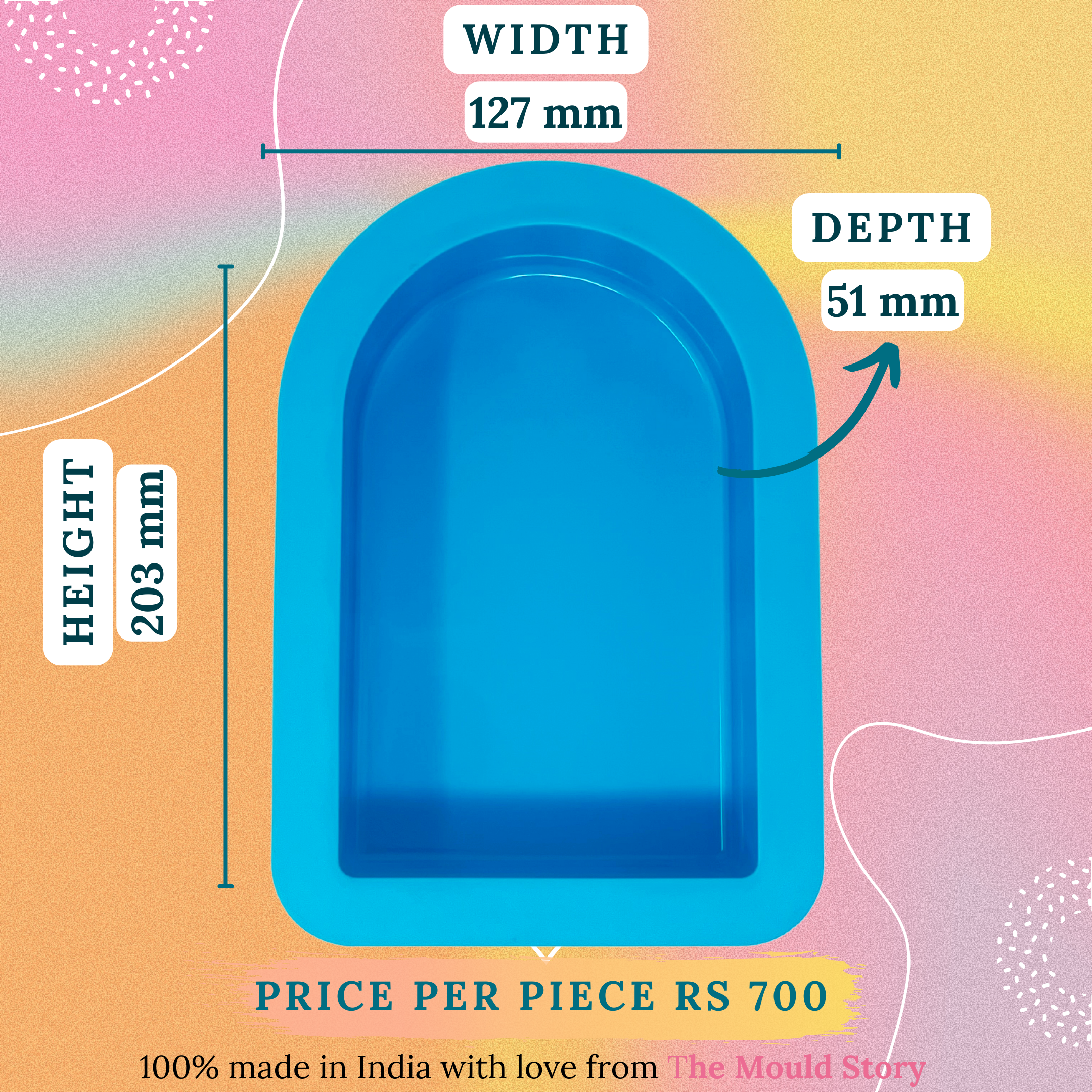 Arch Deepcast Silicone Resin Mould for resin art - The Mould Story