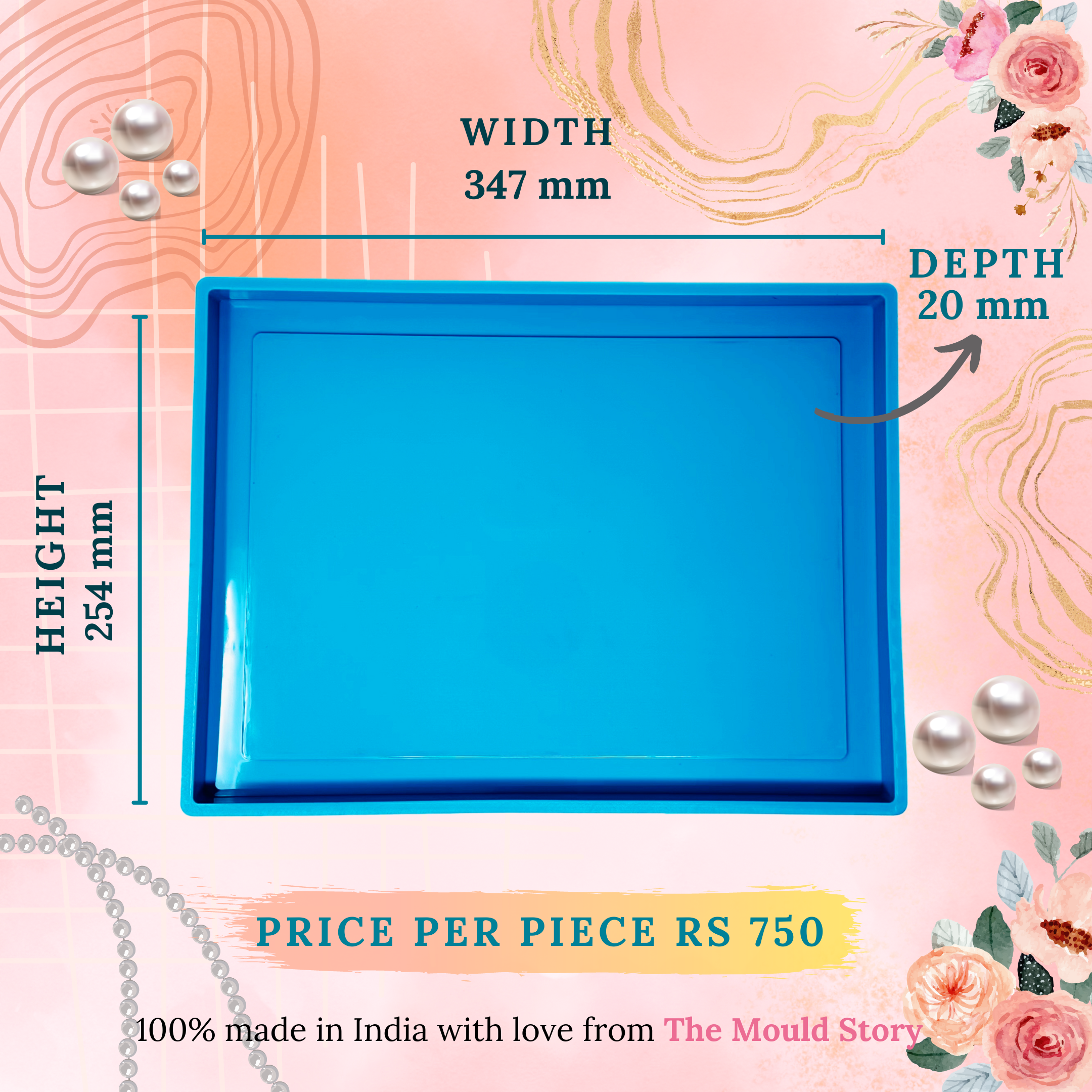 Deep Tray/ Frame with Border - The Mould Story