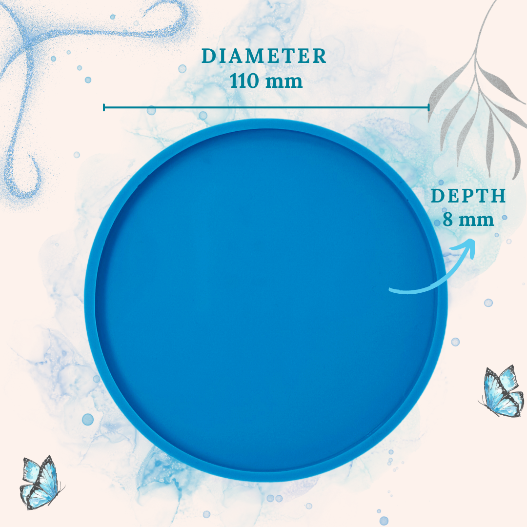 5" Round Coaster pack of 4 - The Mould Story