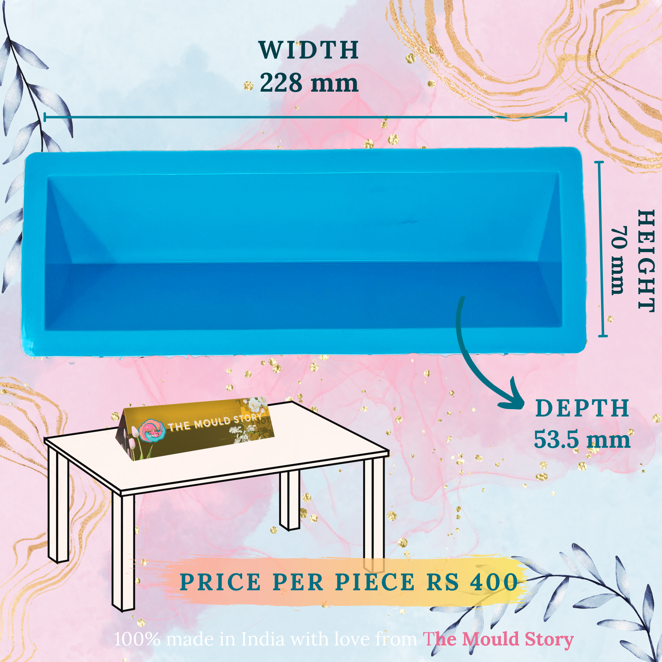"V" Name Plate Mould - The Mould Story