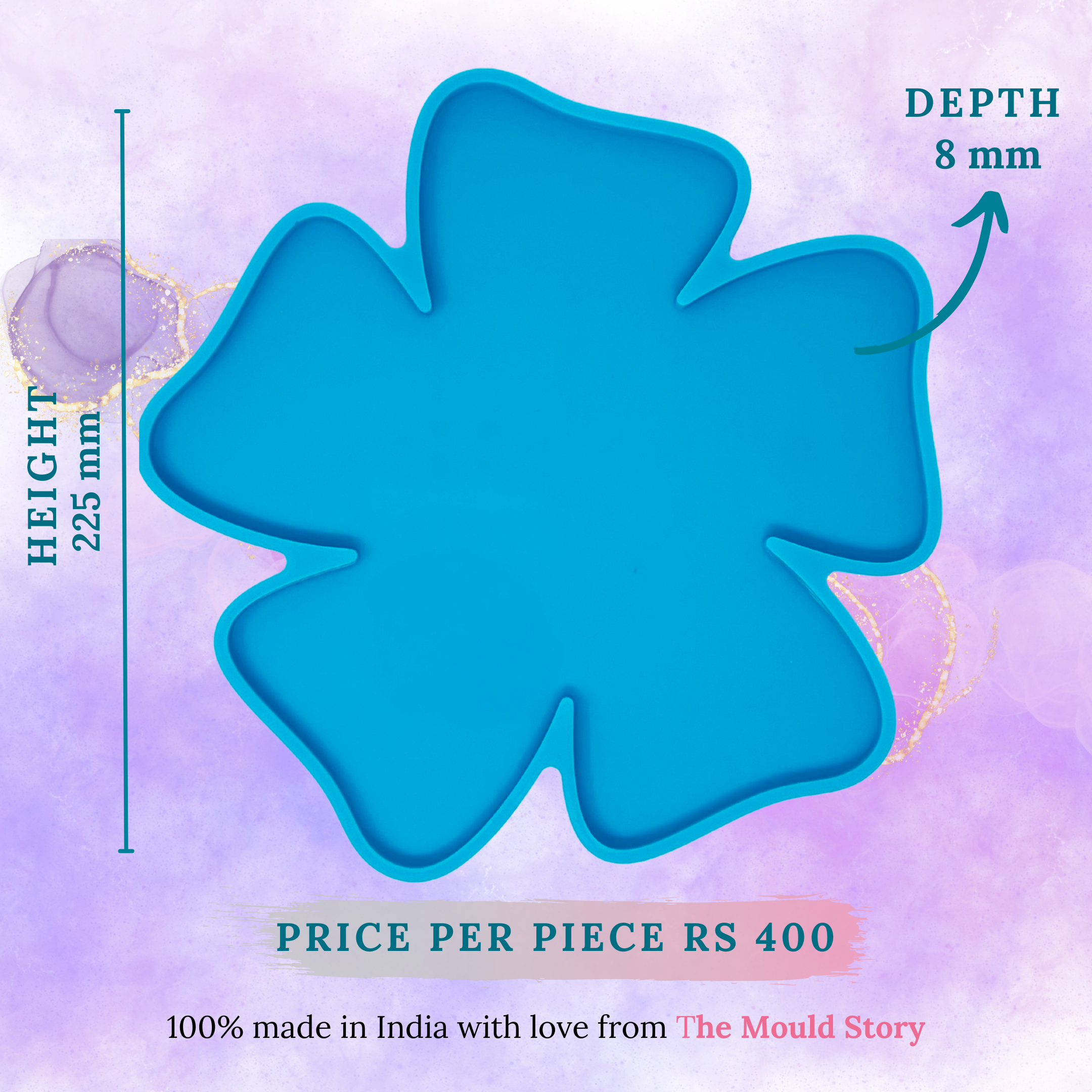 5 Petal Coaster Mould - The Mould Story