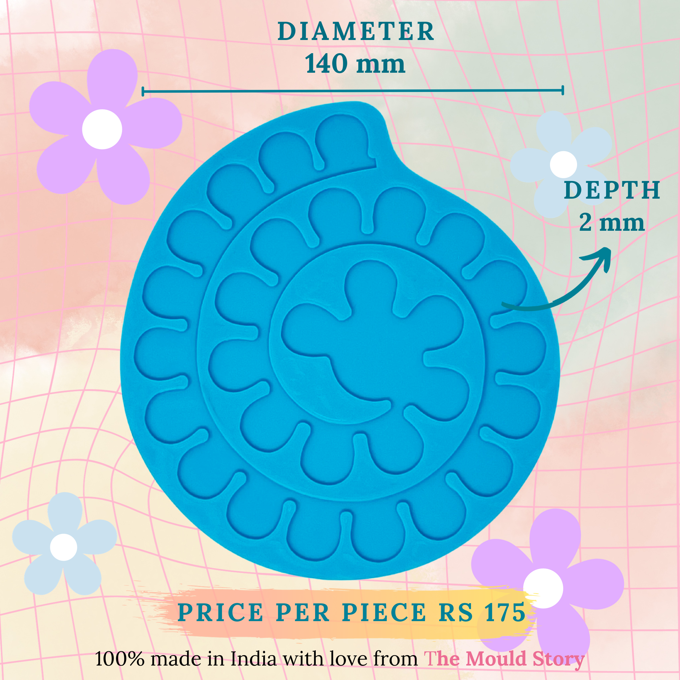 3D Flower Moulds- Value Pack of 6 - The Mould Story