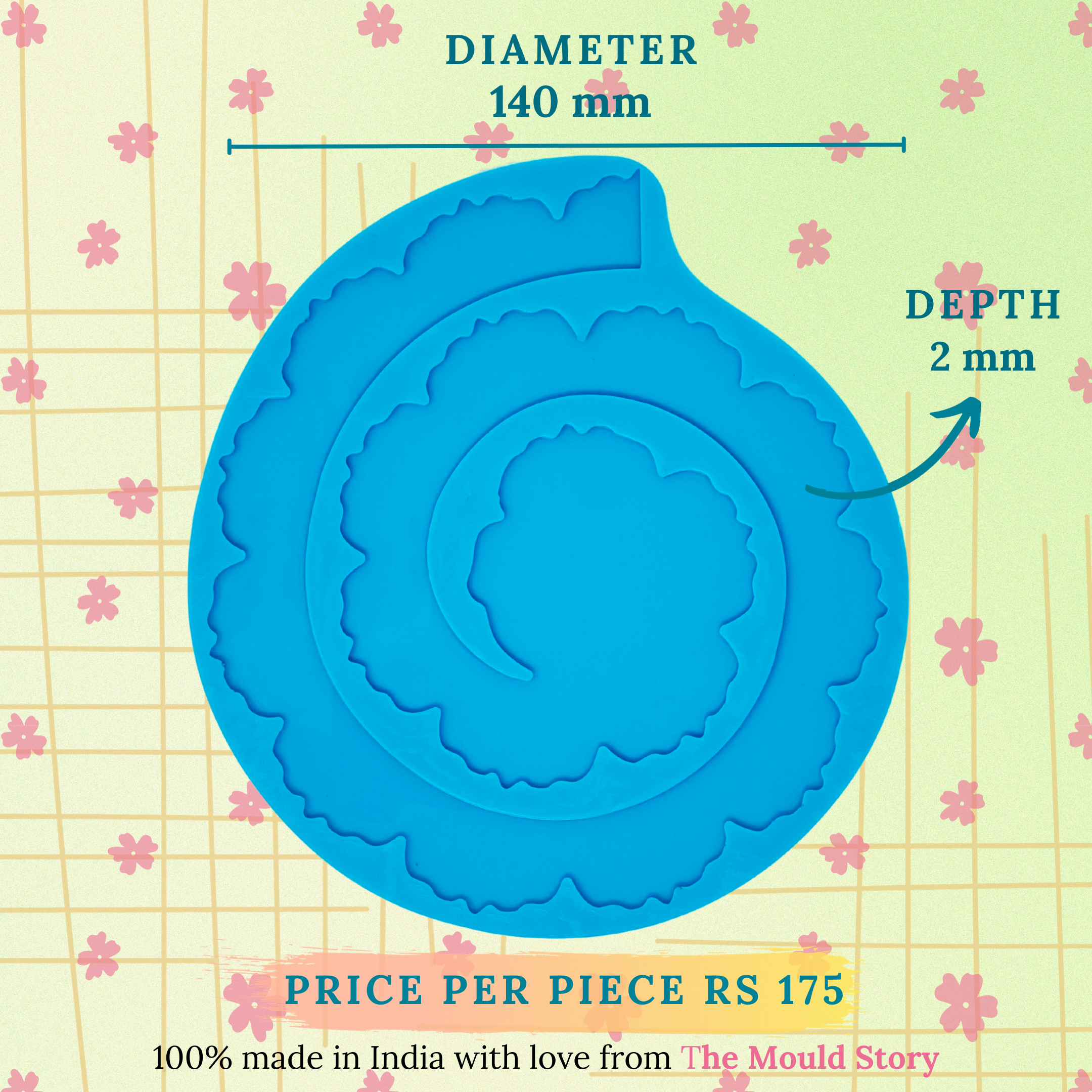 3D Flower Moulds- Value Pack of 6 - The Mould Story