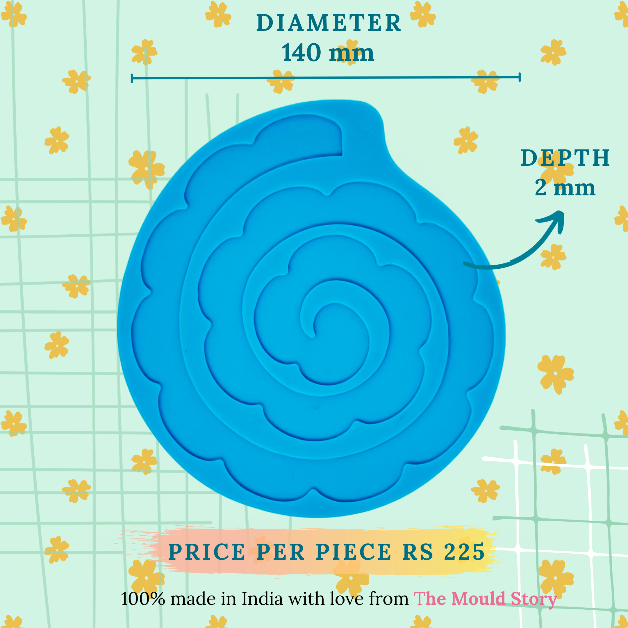 3D Flower Moulds- Value Pack of 6 - The Mould Story