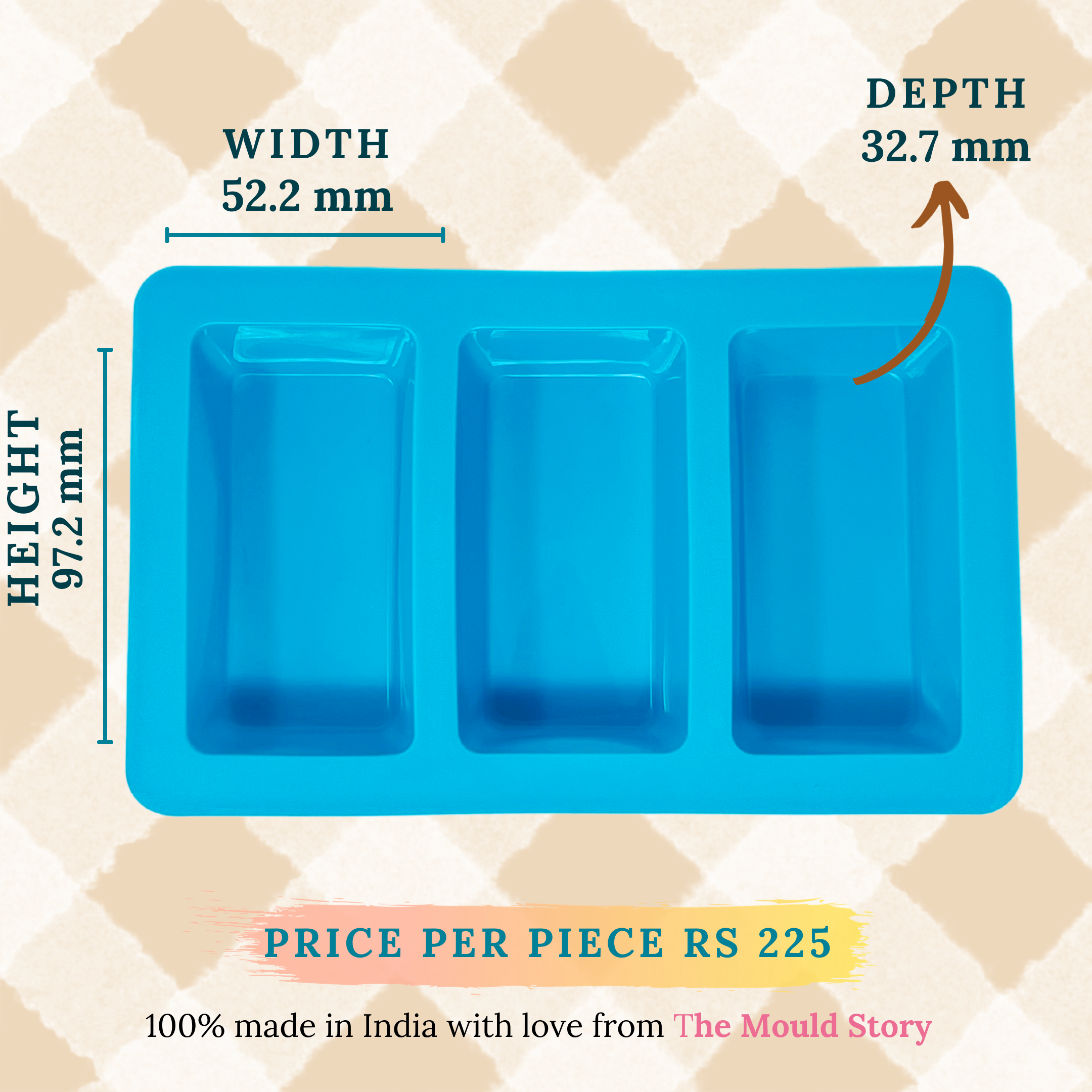 3 Cavity Mini Loaf Cake Mould - The Mould Story