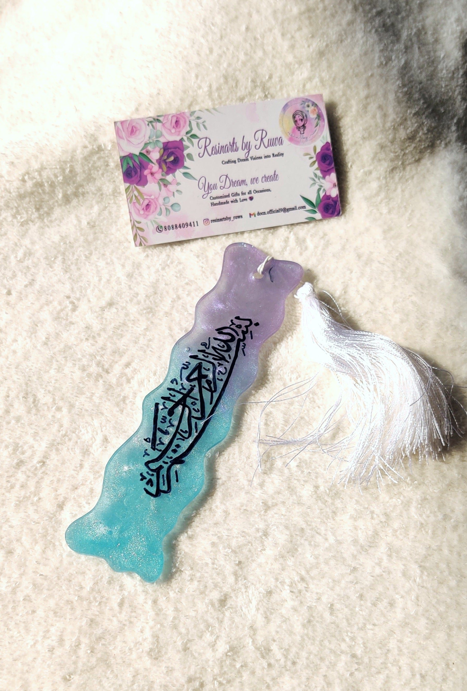 Agate Bookmark Palette Silicone Resin Mould for resin art - The Mould Story