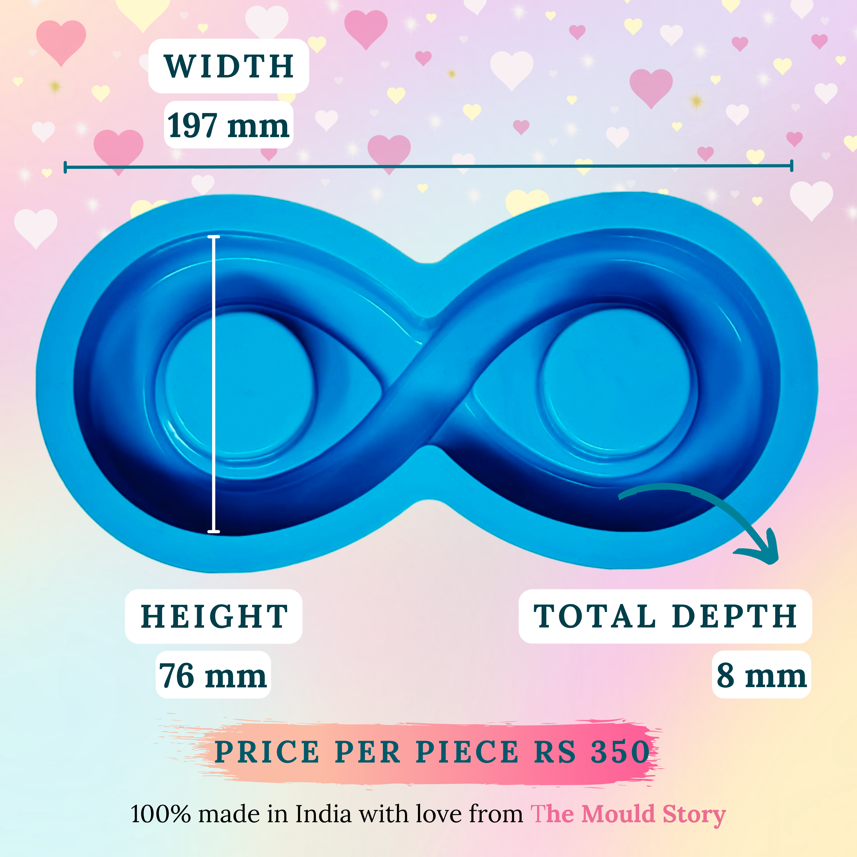 Infinity Tealight Holder Mould - The Mould Story