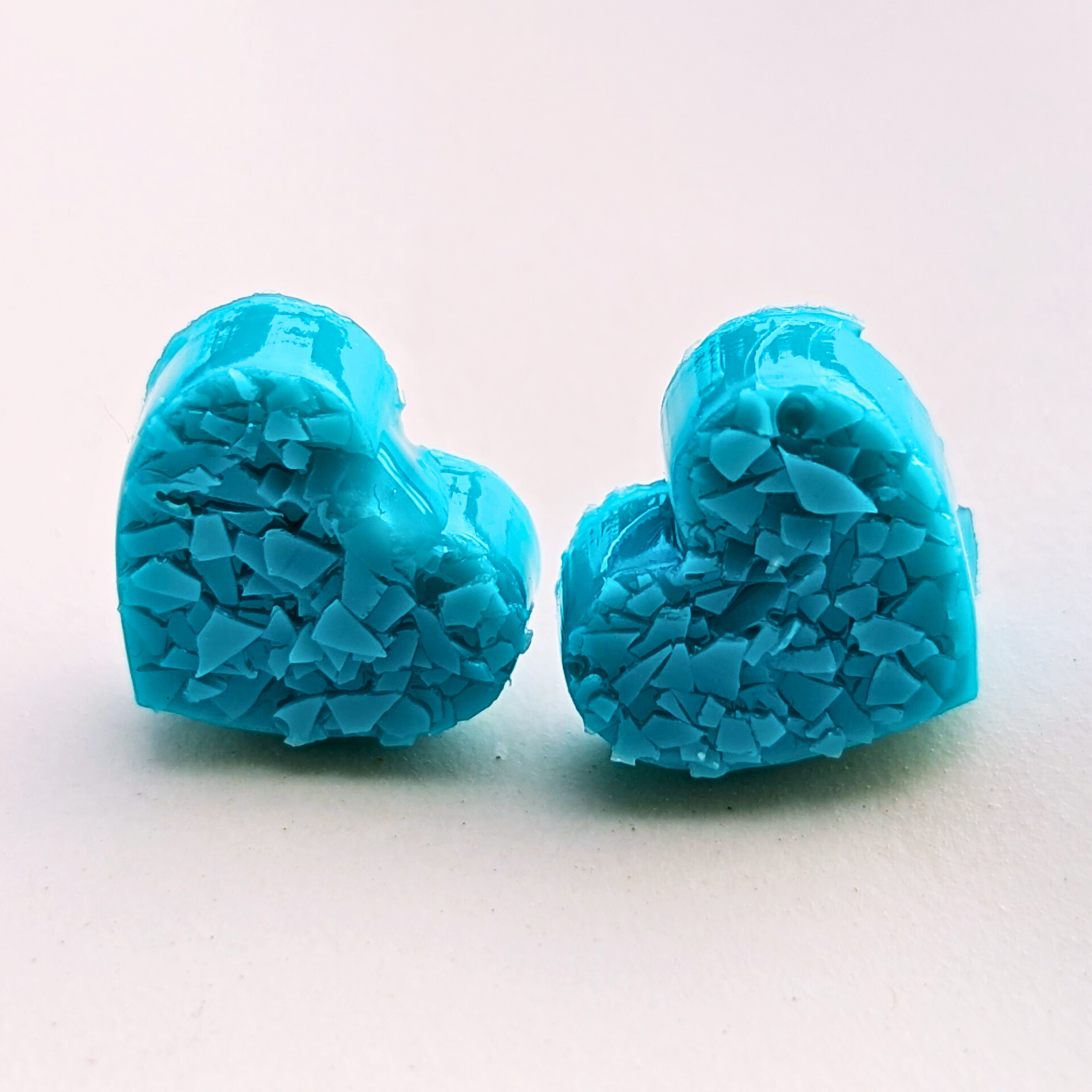 2 in 1 Druzy Heart Charms Mould - The Mould Story