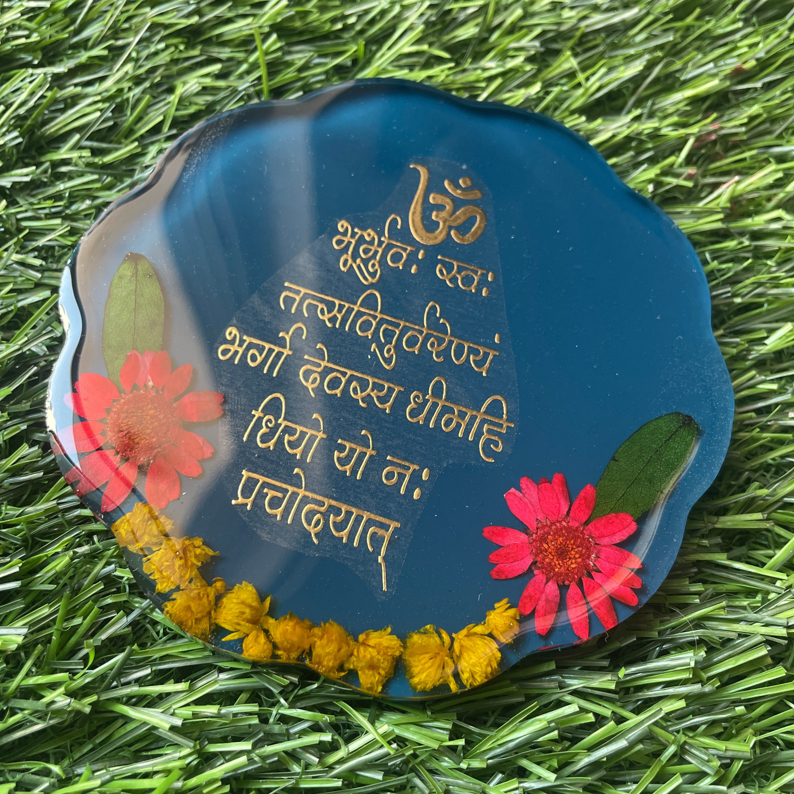 4 Inch Corrugated Edges Coaster Mould - The Mould Story