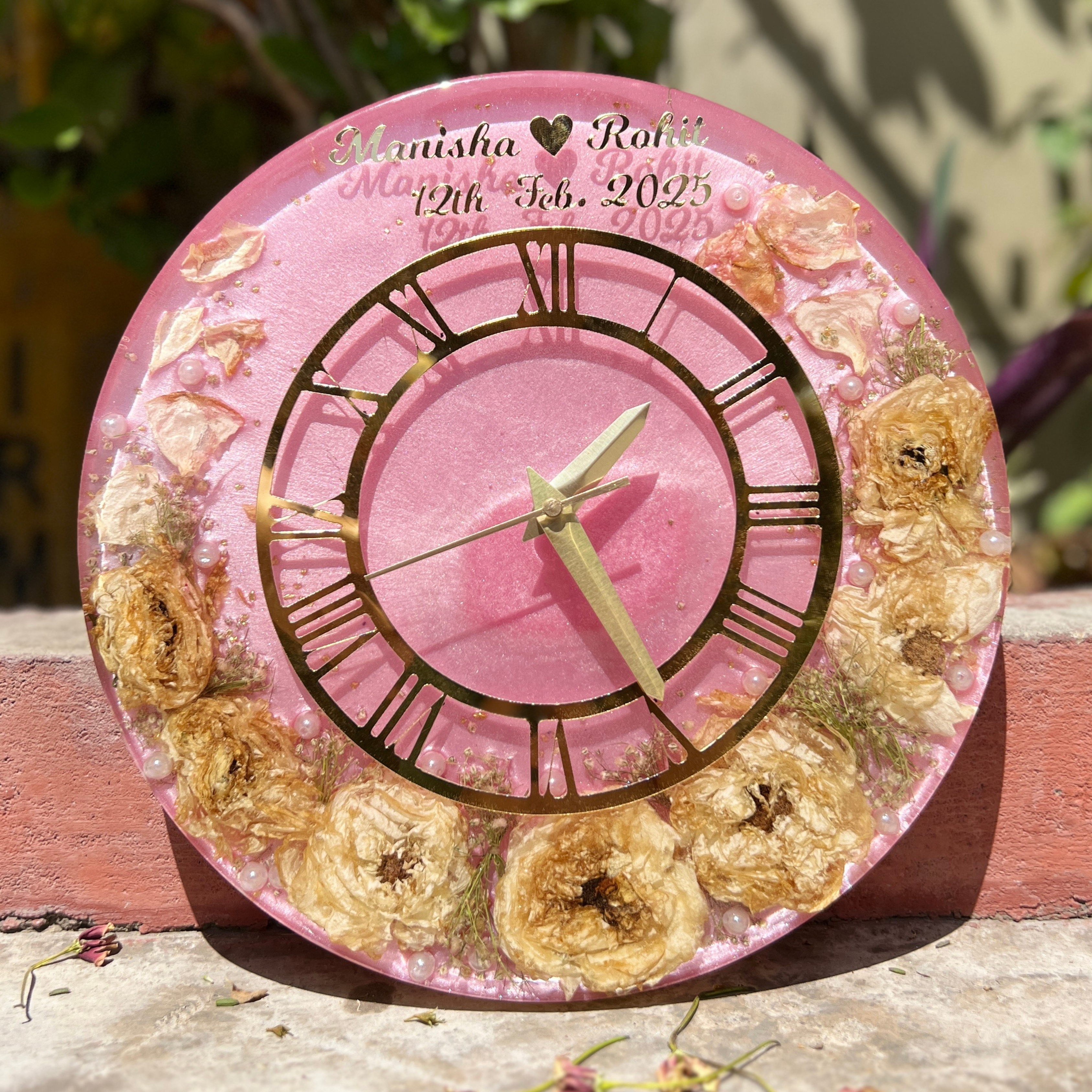 8 Inch Round Clock Resin Mould - The Mould Story