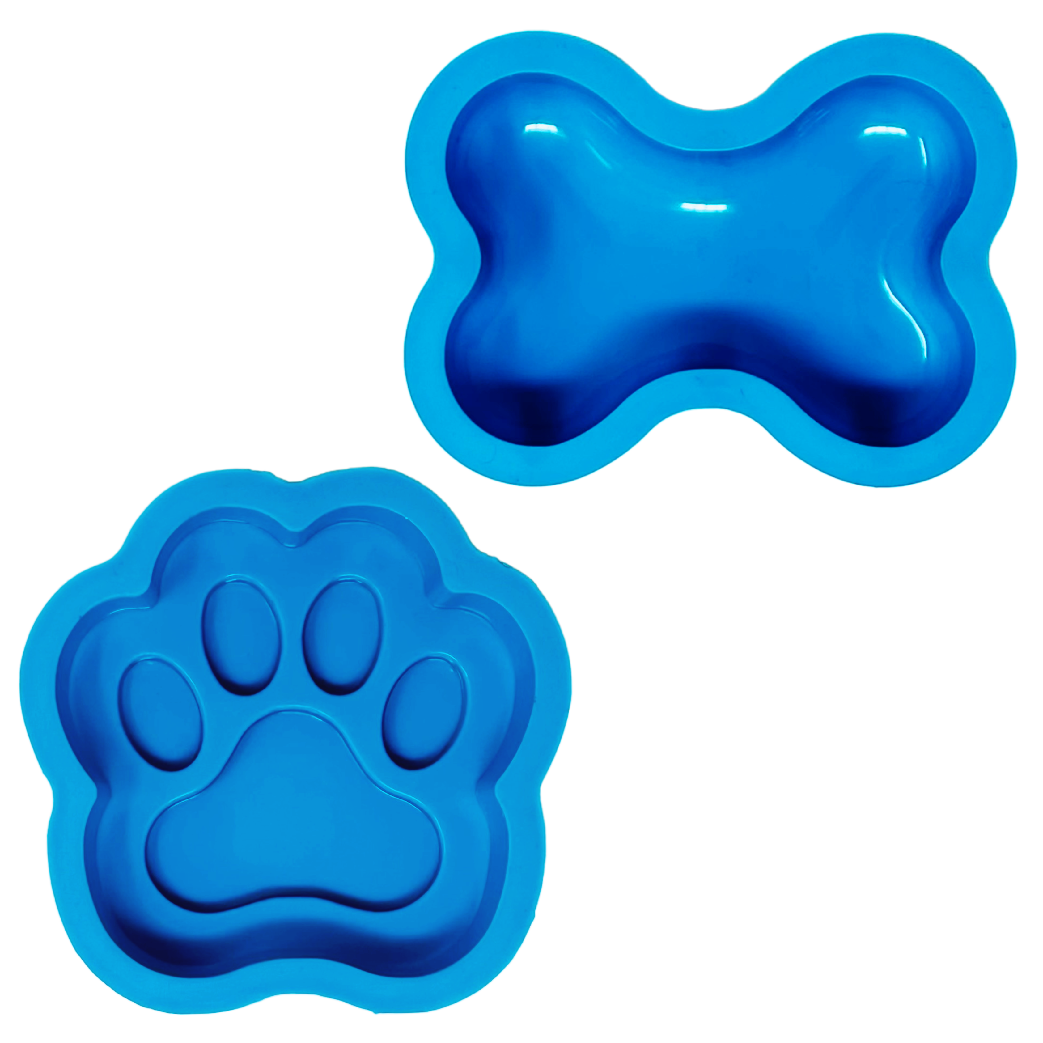 Dog Bone Mould And Paw Mould Value Pack - The Mould Story