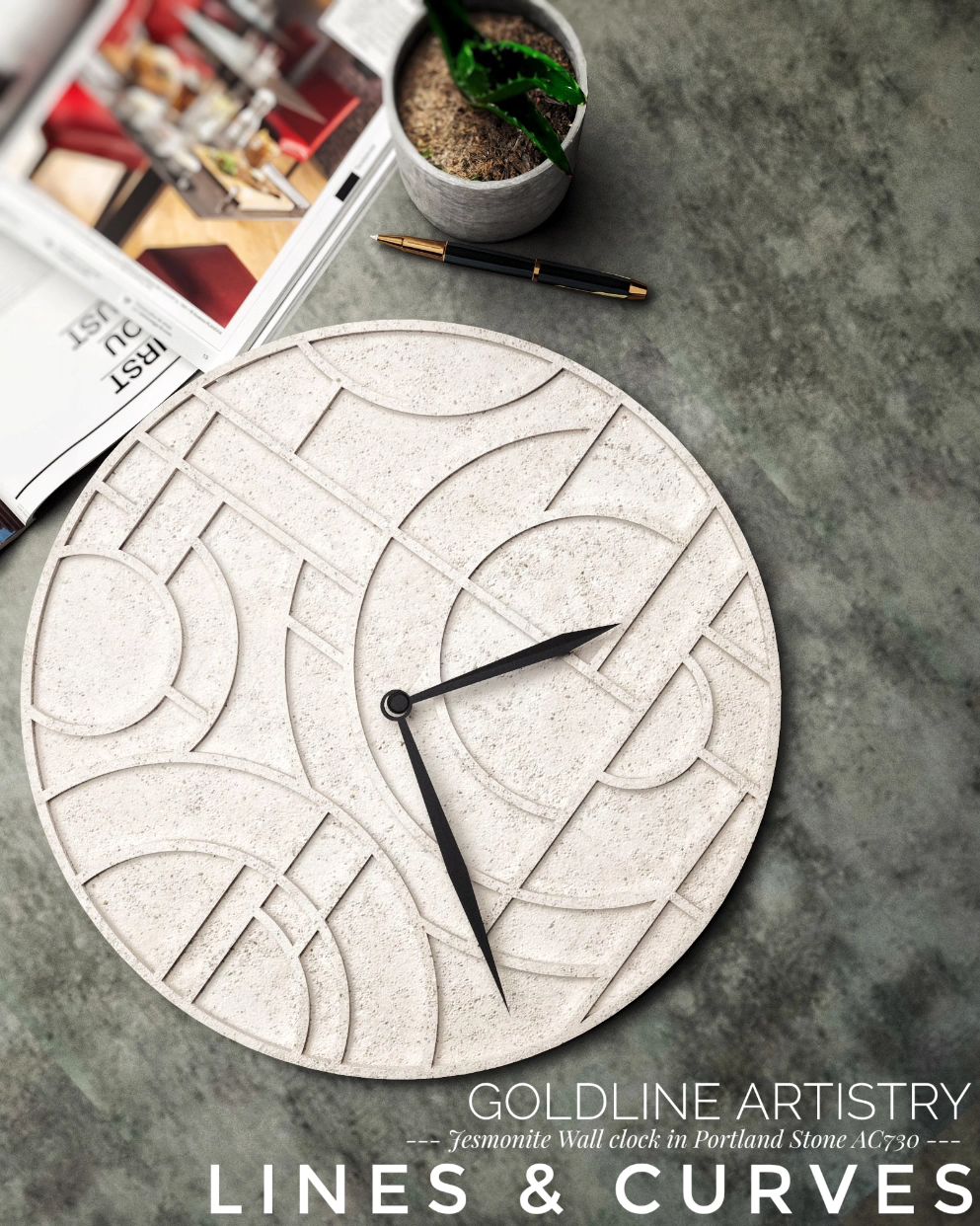 12 Inch Round Geometric Tray Mould - The Mould Story