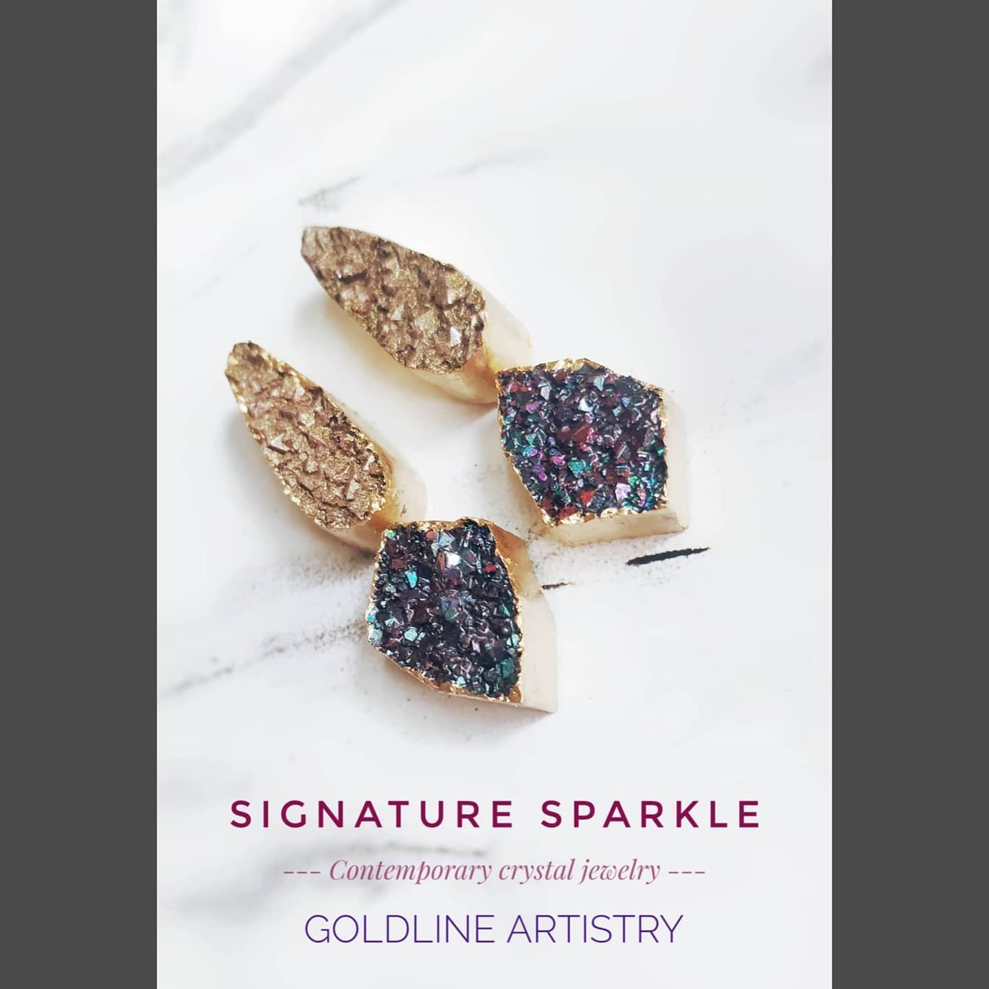 Geometric Druzy Jewellery Mould - 2 - The Mould Story