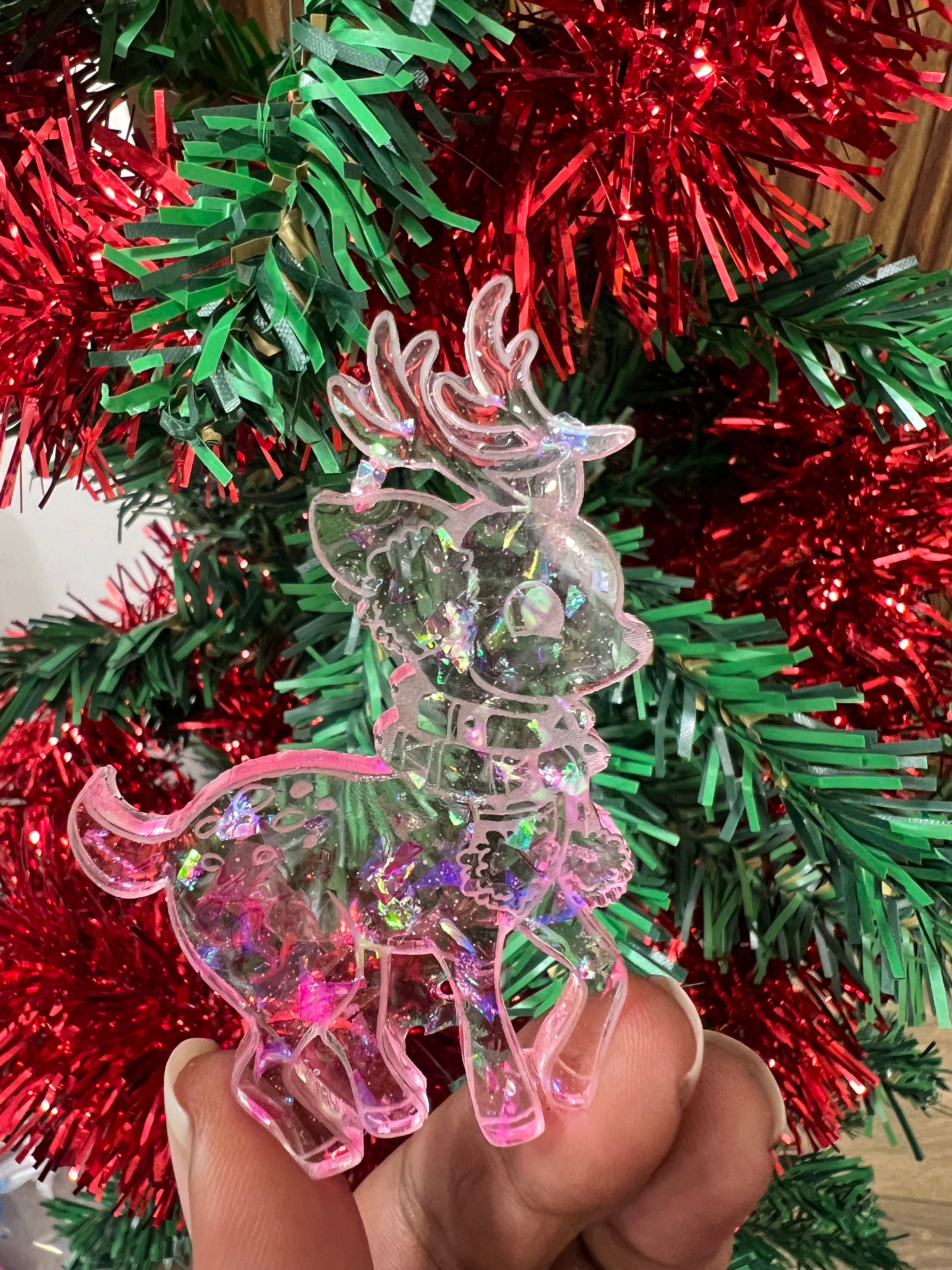 Baby Deer Christmas Ornament Mould - The Mould Story