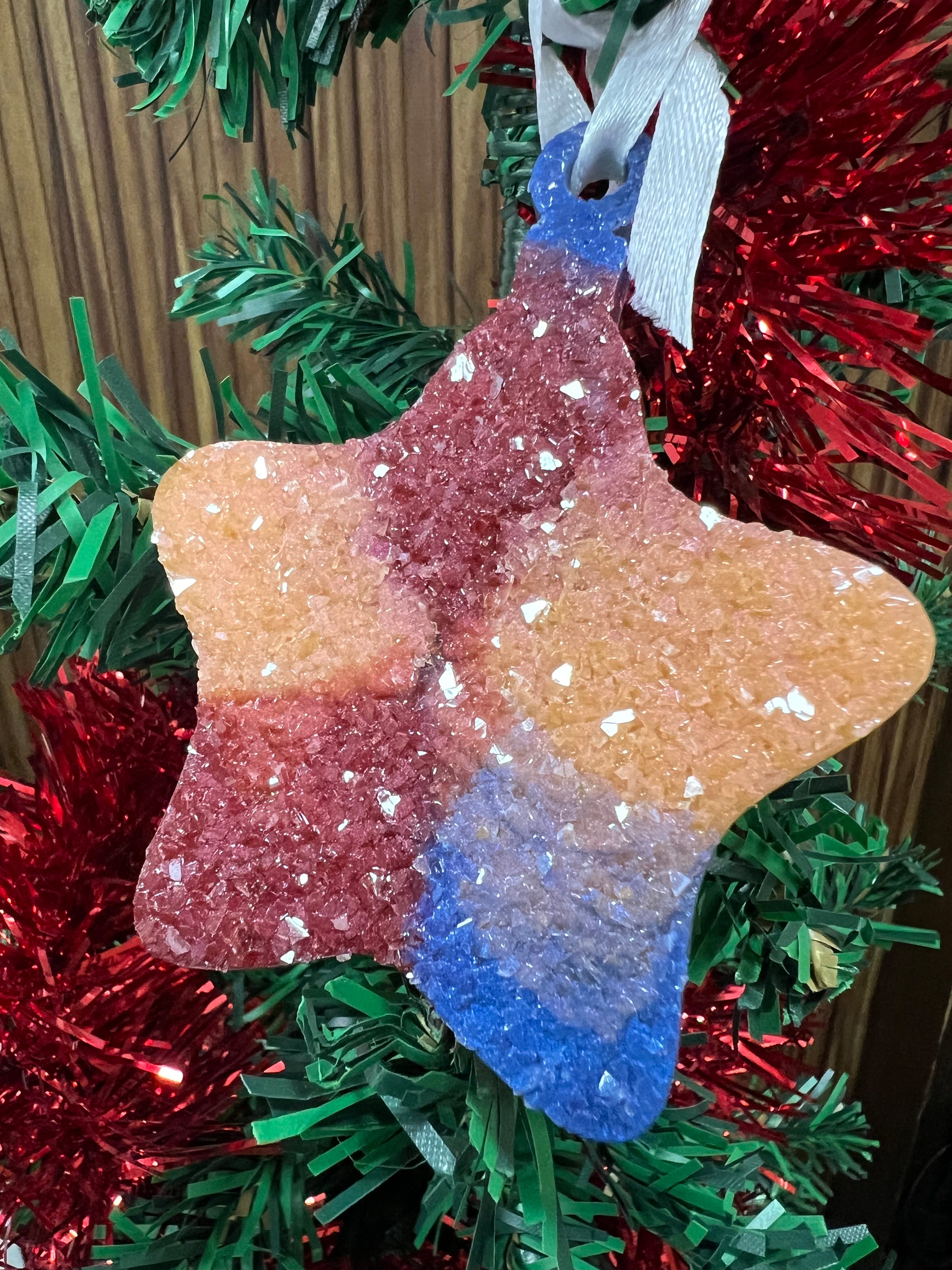 Star Druzy Christmas Ornament Mould - The Mould Story