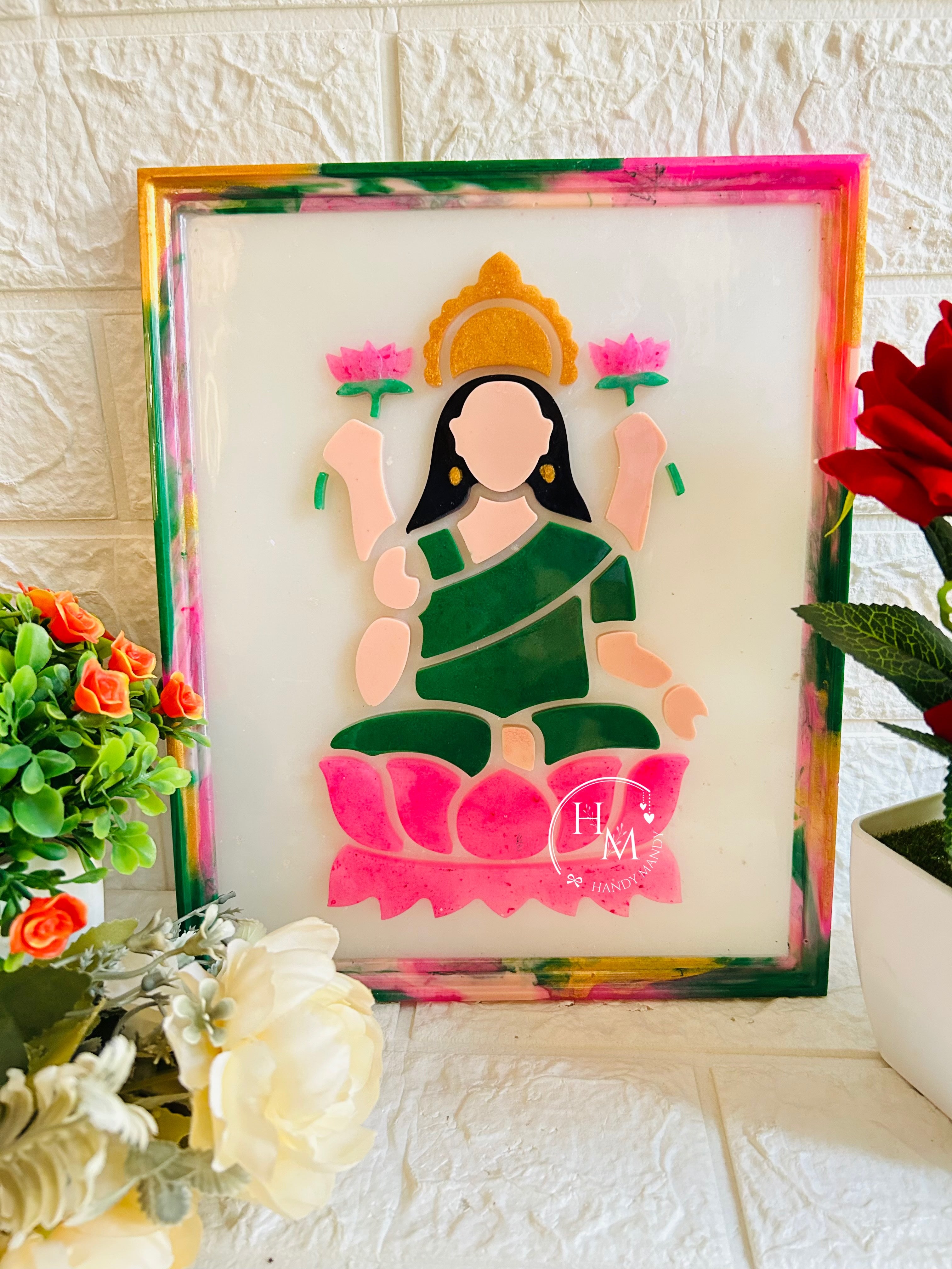 Goddess Laxmi Frame Mould - The Mould Story