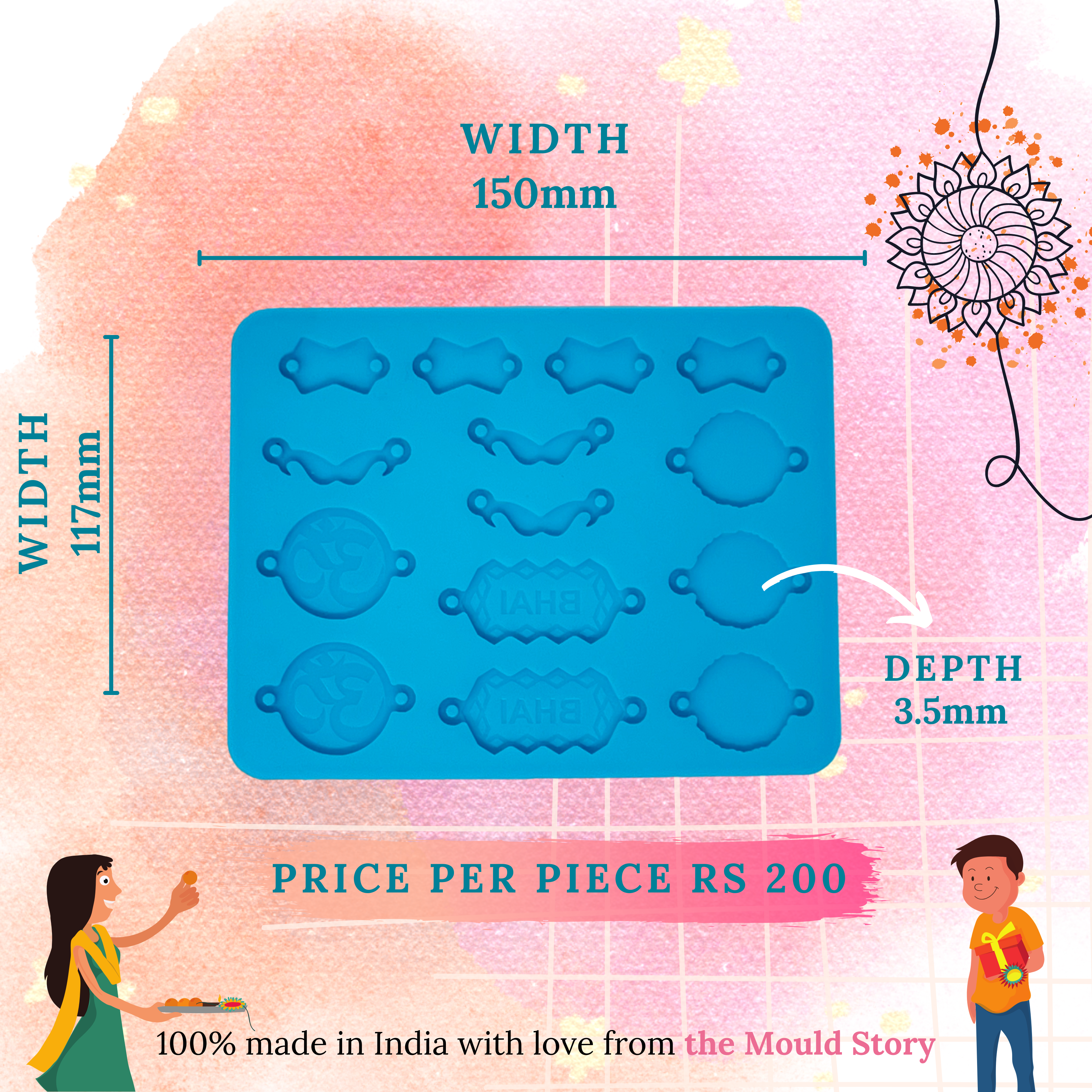 Rakhi Mould Pack - The Mould Story