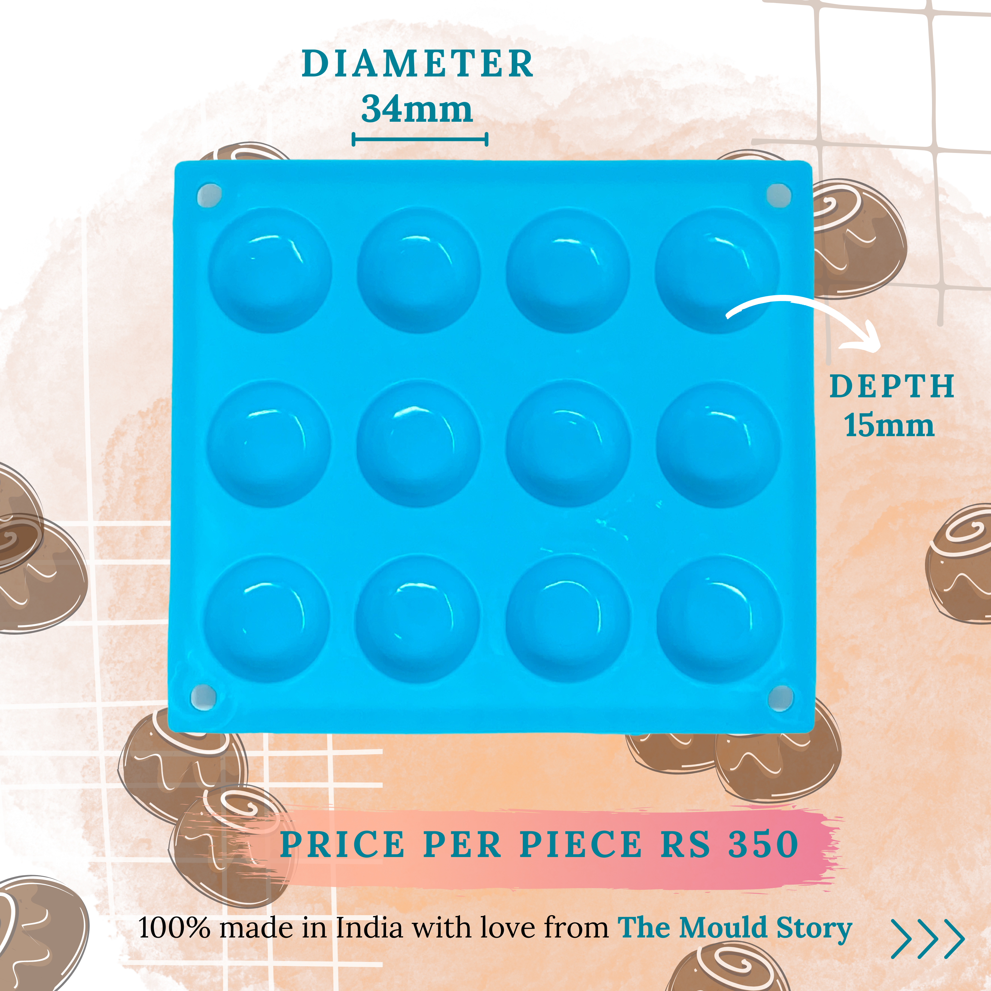 Round Bon Bon Mould - The Mould Story