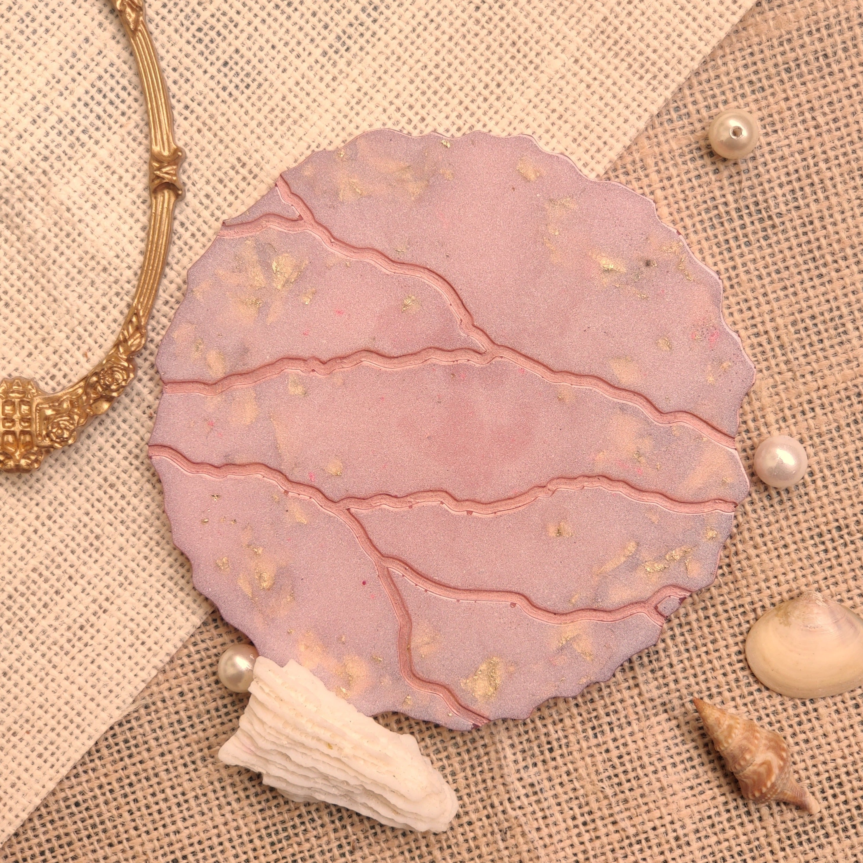 4 Inch Kinsugi Coaster Mould - The Mould Story