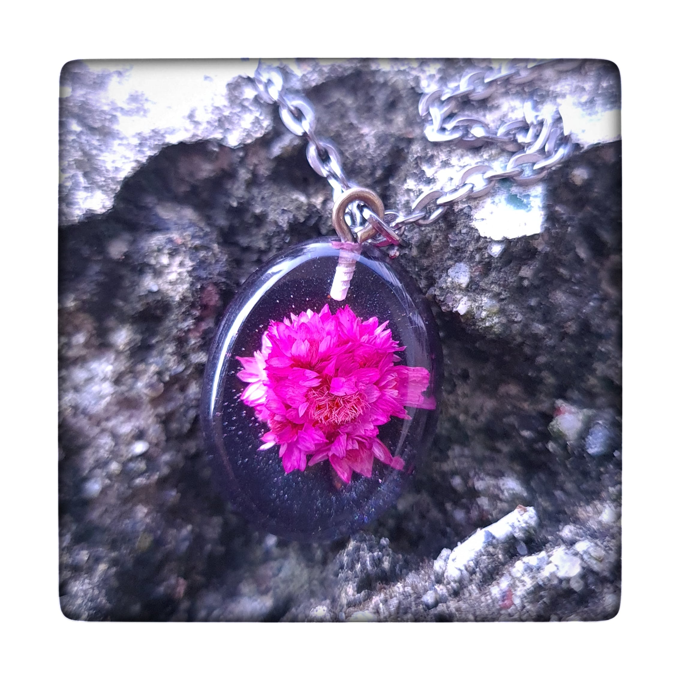 Mini Oval Photo Keychain Mould - The Mould Story