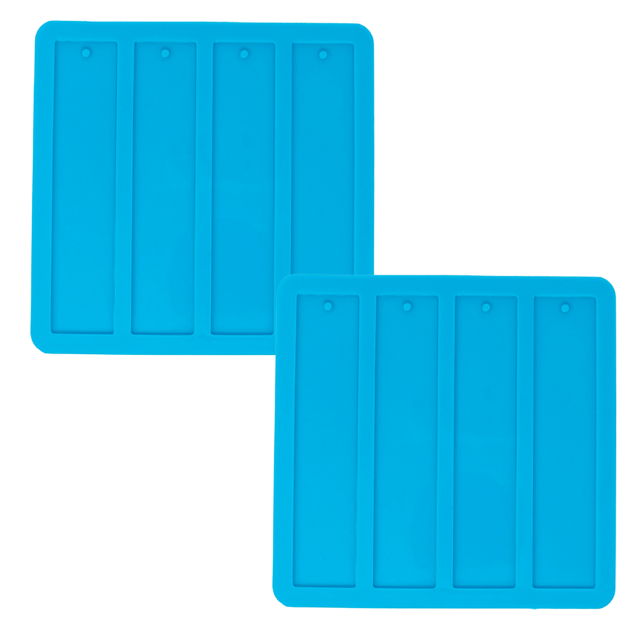 Rectangle Bookmark pack of 2 Silicone Resin Mould for resin art - The Mould Story