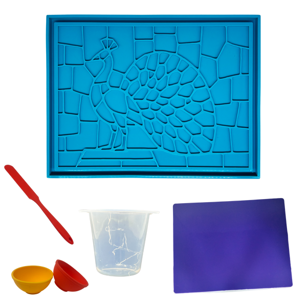 Peacock Tray Mould – Complete Casting Kit - The Mould Story