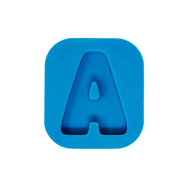 Individual Alphabet Keychain Silicone Resin Mould - The Mould Story